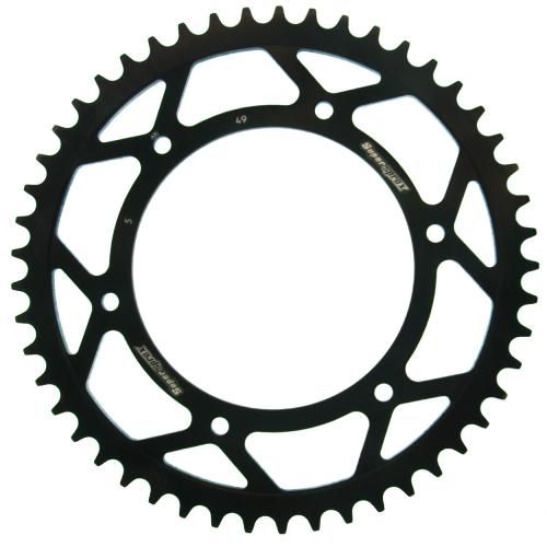 SUPERSPROX SUPERSPROX REAR STEEL 49T, BLACK, 520 SU4549B