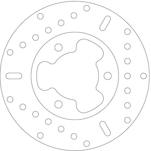 EBC BRAKE DISC MD9162D SCOOTER BRAKE DISCS