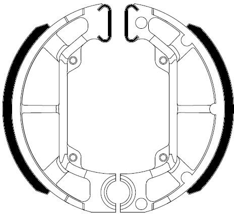 FERODO FSB895A BRAKE SHOE SET