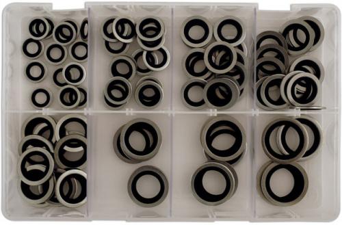 LASER TOOLS ASSORTED METRIC BONDED SEAL WASHERS
