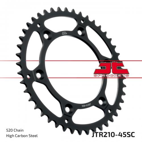 JT SPROCKETS REAR STEEL SC 45T, 520 JTR021045S