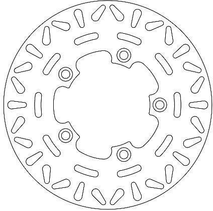 FERODO FMD0440R FIXED BRAKE DISC