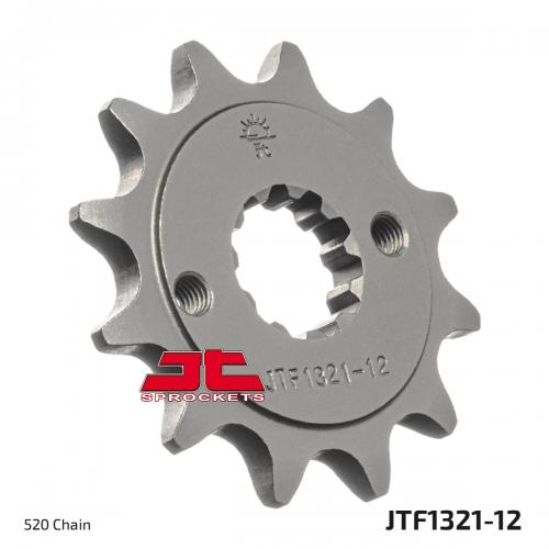 JT SPROCKETS FRONT STEEL 12T, 520 JTF132112