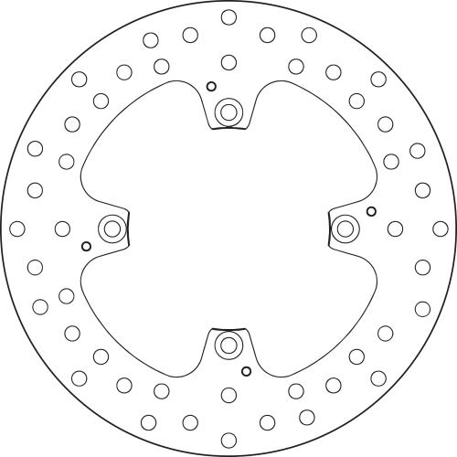 Brembo Serie Oro Fixed Brake Disc 245 mm – 68B407H0