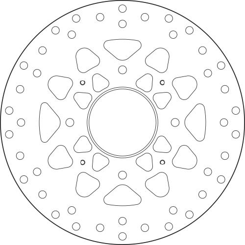 Brembo Serie Oro Fixed Brake Disc 256 mm – 68B407M6