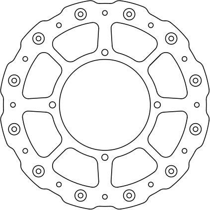 FERODO FMD0399MXR FIXED BRAKE DISC