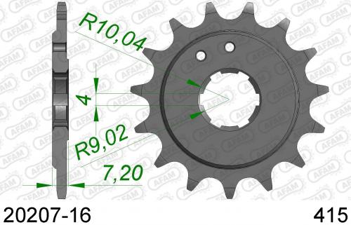 AFAM FRONT 16T, 415 AF12020716