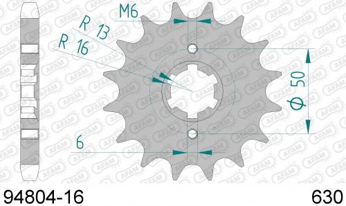 AFAM FRONT 16T, 630 AF19480416