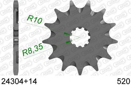 AFAM FRONT 14T, 520 AF12430414S