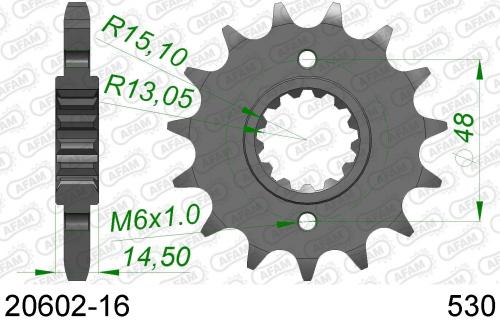 AFAM FRONT 16T, 530 AF12060216