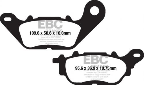 EBC FA 662V EBC SEMI SINTERED DISC PADS