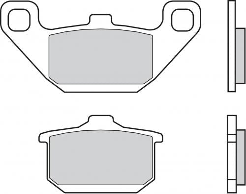 Brembo SA Front Sintered Brake Pads for Kawasaki / Hyosung – 07KA08SA