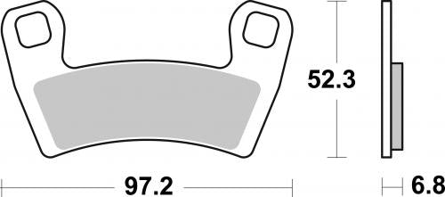 SBS 970SI BRAKE PADS SINTER