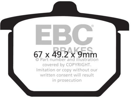 EBC FA 31V EBC SEMI SINTERED DISC PADS