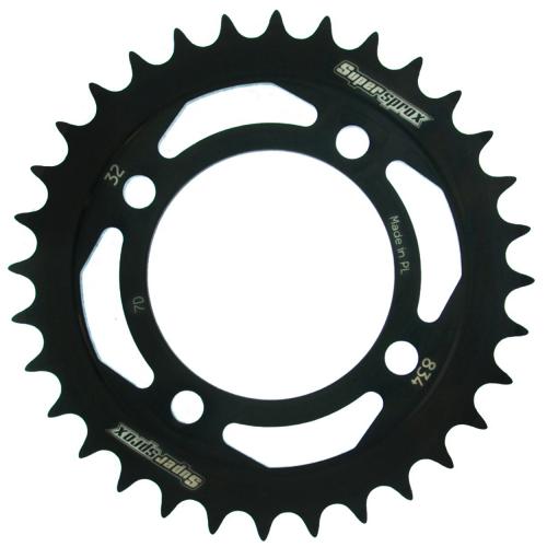 Supersprox steel rear sprocket 32T 420 pitch Black PW 80 T, V 2005–2006 RFE-834:32-BLK