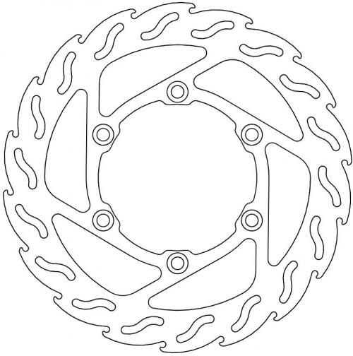 MOTO MASTER 110654, FLAME FIXED DISC 290