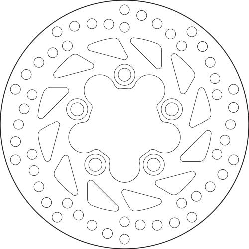 BREMBO BRAKE DISC, 68B40724