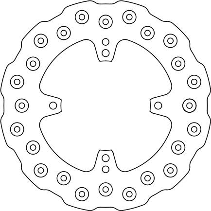 FERODO FMD0214MXR FIXED BRAKE DISC