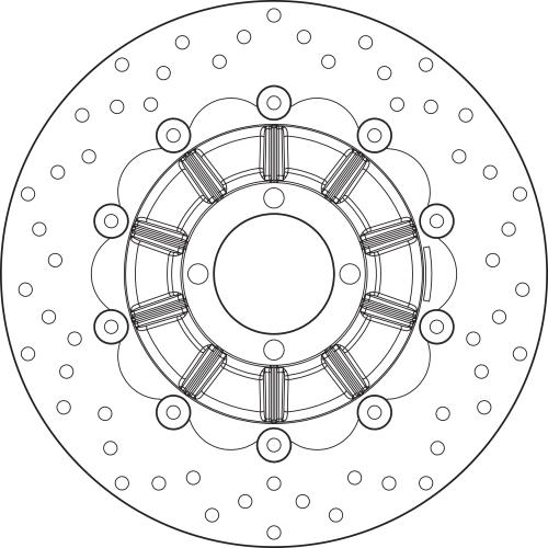 Brembo Serie Oro Floating Brake Disc 285 mm – 78B40816