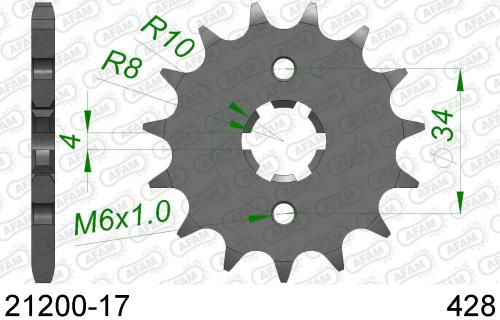 AFAM FRONT 17T, 428 AF12120017