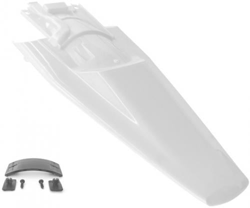 RTECH REAR FENDER HSQ WHITE