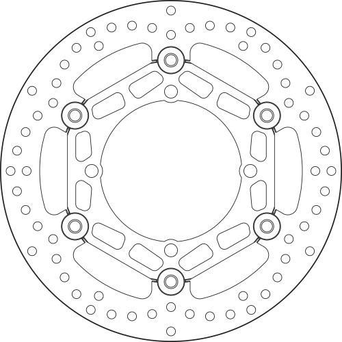 Brembo Serie Oro Floating Brake Disc 250 mm – 78B40810