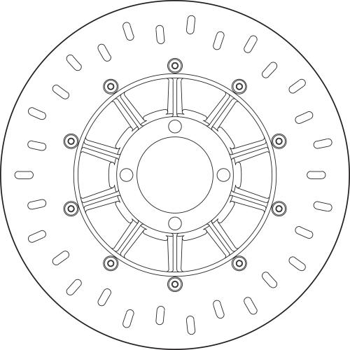 Brembo Serie Oro Fixed Brake Disc 285 mm – 68B407D2