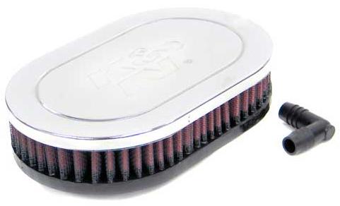 K&N UNIVERSAL FILTER CHROME RA-070V