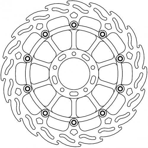 MOTO MASTER 113216, FLAME FLOATING DISC