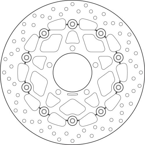 Brembo Serie Oro Floating Brake Disc 300 mm – 78B40840
