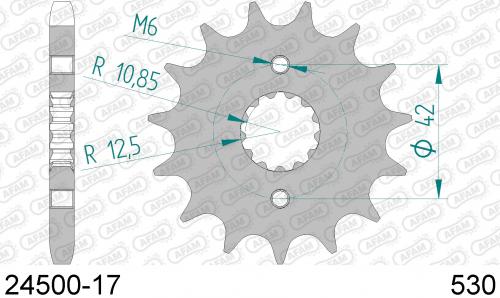 AFAM FRONT 17T, 530 AF12450017