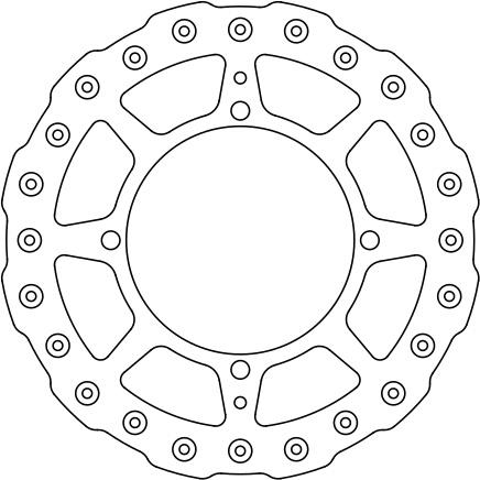 FERODO FMD0396MXR FIXED BRAKE DISC
