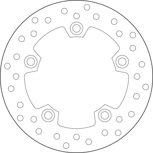 Brembo Serie Oro Fixed Brake Disc 210 mm – 68B40727
