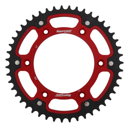 SUPERSPROX SUPERSPROX REAR STEALTH 47T, RED, 520 SU621047R