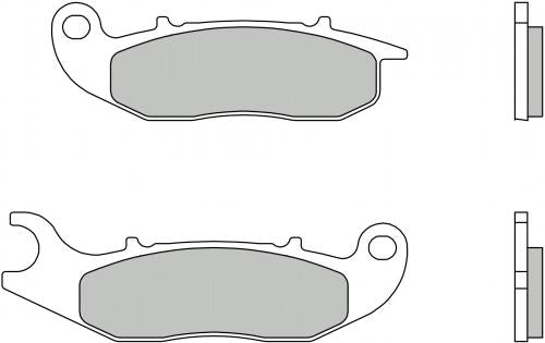 Brembo CC Carbon-Ceramic Brake Pads for Ajp / Honda / Piaggio Vespa & More – 07GR03CC