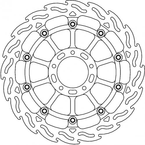 MOTO MASTER 113219, FLAME RACING SERIES DISC