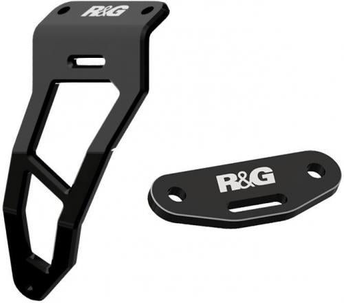 R&G EXHAUST HANGER & LUGGAGE HOOK, BLACK RGEH0129BKA