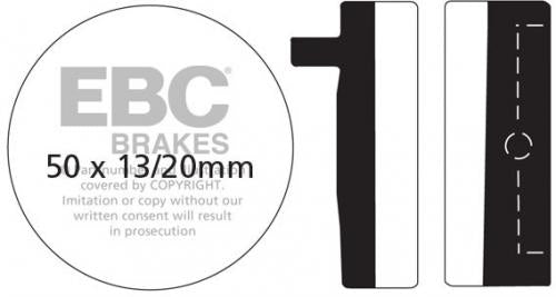 EBC FA 12V EBC SEMI SINTERED DISC PADS