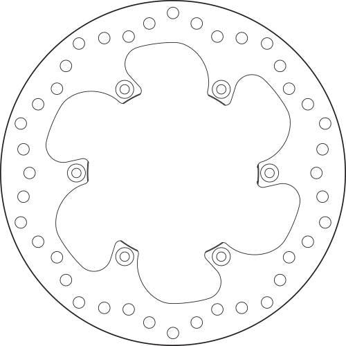 BREMBO BRAKE DISC, 68B40784