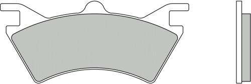 Brembo SX Sintered Brake Pads for Polaris 500 SPORTSMAN 6X6 – 07PO05SX