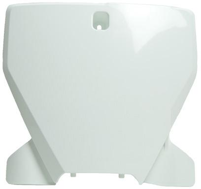 RTECH FRONT NUMBER PLATE HUSQVARNA WHITE (OE) 565220238