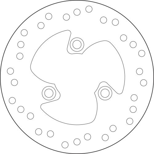 Brembo Serie Oro Fixed Brake Disc 190 mm – 68B40716