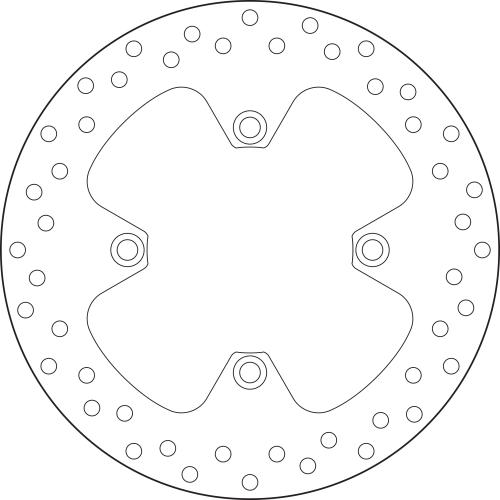 Brembo Serie Oro Fixed Brake Disc 255 mm – 68B407A4
