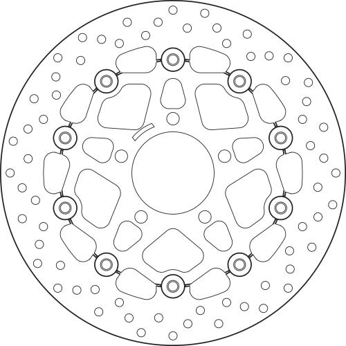 Brembo Serie Oro Floating Brake Disc 290 mm – 78B40821
