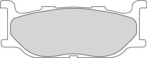 FERODO FDB781P BRAKE PADS ORGANIC