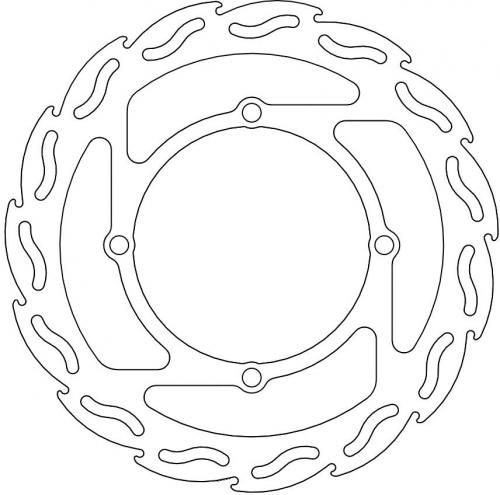 MOTO MASTER 110287, FLAME FIXED DISC 250