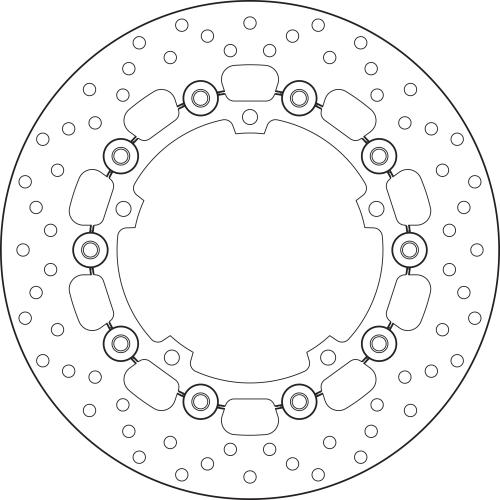 Brembo Serie Oro Floating Brake Disc 282 mm – 78B40837