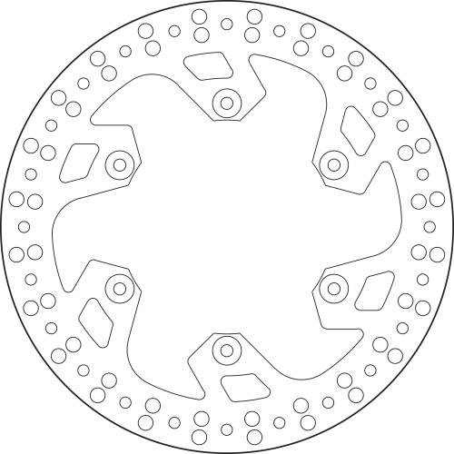 Brembo Serie Oro Fixed Brake Disc 244 mm – 68B40790