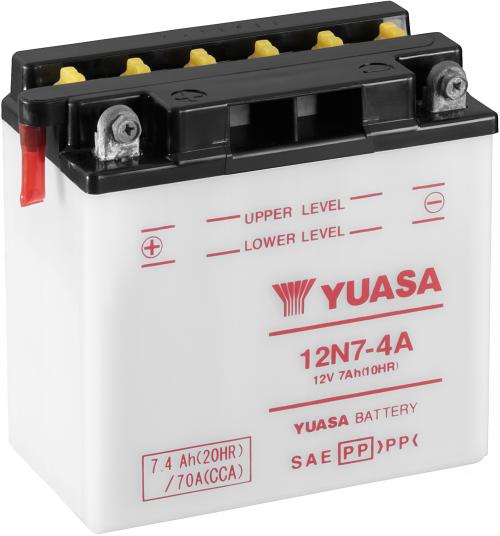 YUASA 12N7-4A YUASA BATTERY & ACID PACK