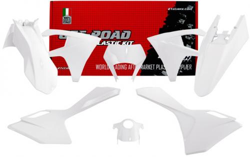 RTECH PLASTIC KIT 6 PCS GASGAS WHITE 569800796